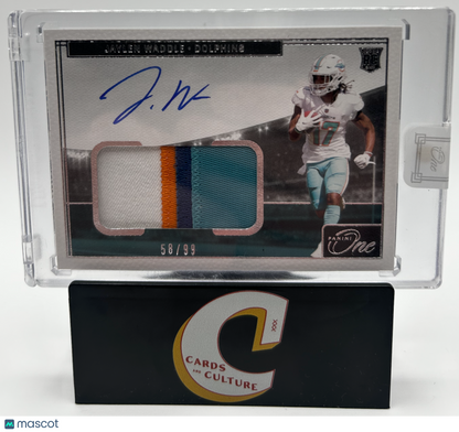 2022 Panini One Jaylen Waddle 4 Color RPA /99
