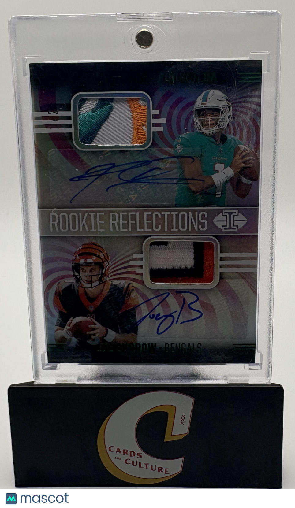 2020 Panini Illusions Rookie Reflections Joe Burrow Tua Tagovailoa Dual RPA /2