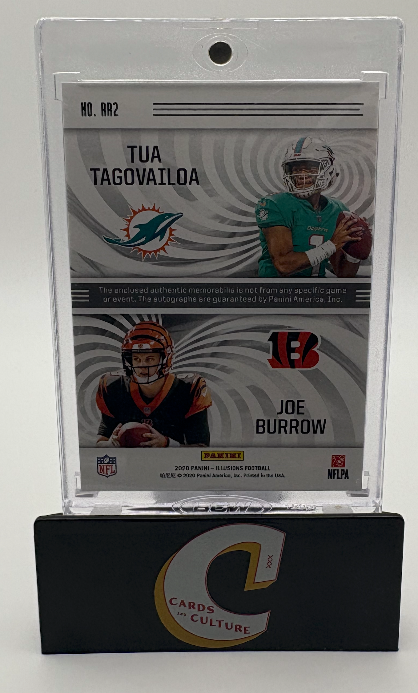 2020 Panini Illusions Rookie Reflections Joe Burrow Tua Tagovailoa Dual RPA /2