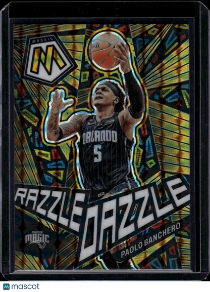 2023 Panini Mosaic Razzle Dazzle Paolo Banchero