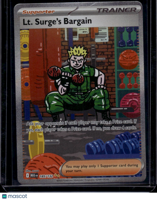 2025 Pokemon Scarlet & Violet Megalith Rising LT. Surge's Bargain