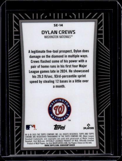 2025 Topps Chrome Dylan Crews RC