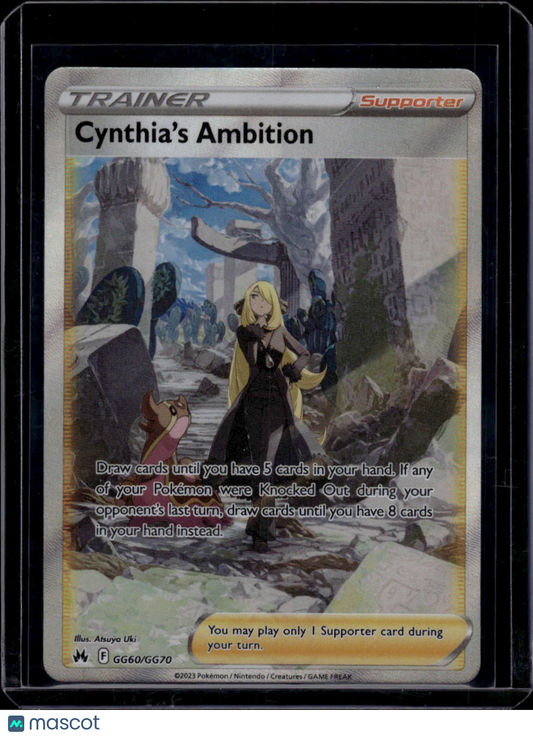 Pokemon 2023 Crown Zenith Pokemon Cynthia's Ambition