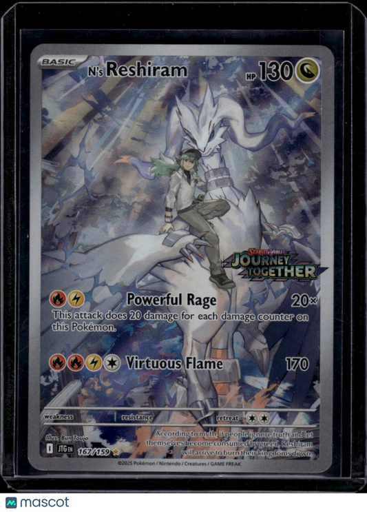 2025 Pokemon Scarlet & Violet Journey Together N'S Reshiram