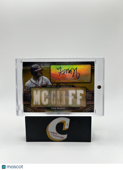 2024 Topps Triple Threads Fred McGriff Game-Used Memorabilia Auto Relic Card /9