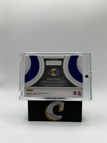 2024 Panini Immaculate Collection Blake Corum RPA /99