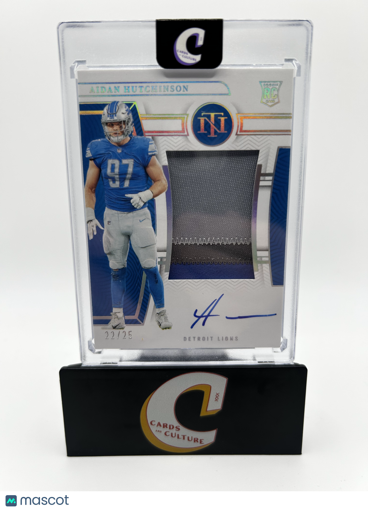 2023 Panini National Treasures Aidan Hutchinson RPA On Card Auto /25