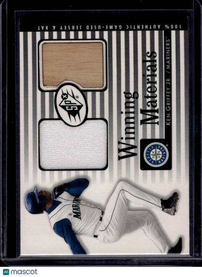 2000 Upper Deck SPx Winning Materials Ken Griffey Jr. Game-Used Bat Game-Used Jersey