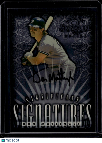 1998 Donruss Signature Series Significant Signatures Don Mattingly 1502/2000