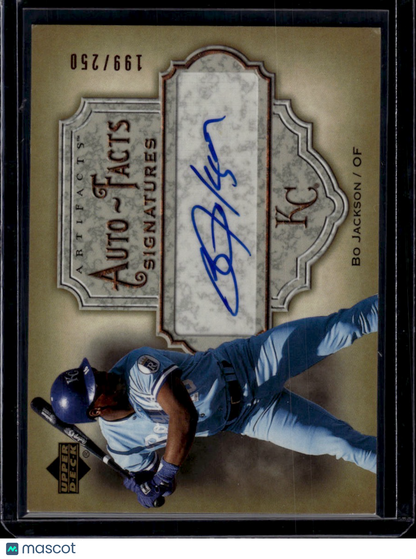 2006 Upper Deck Artifacts Auto-Facts Signatures Bo Jackson