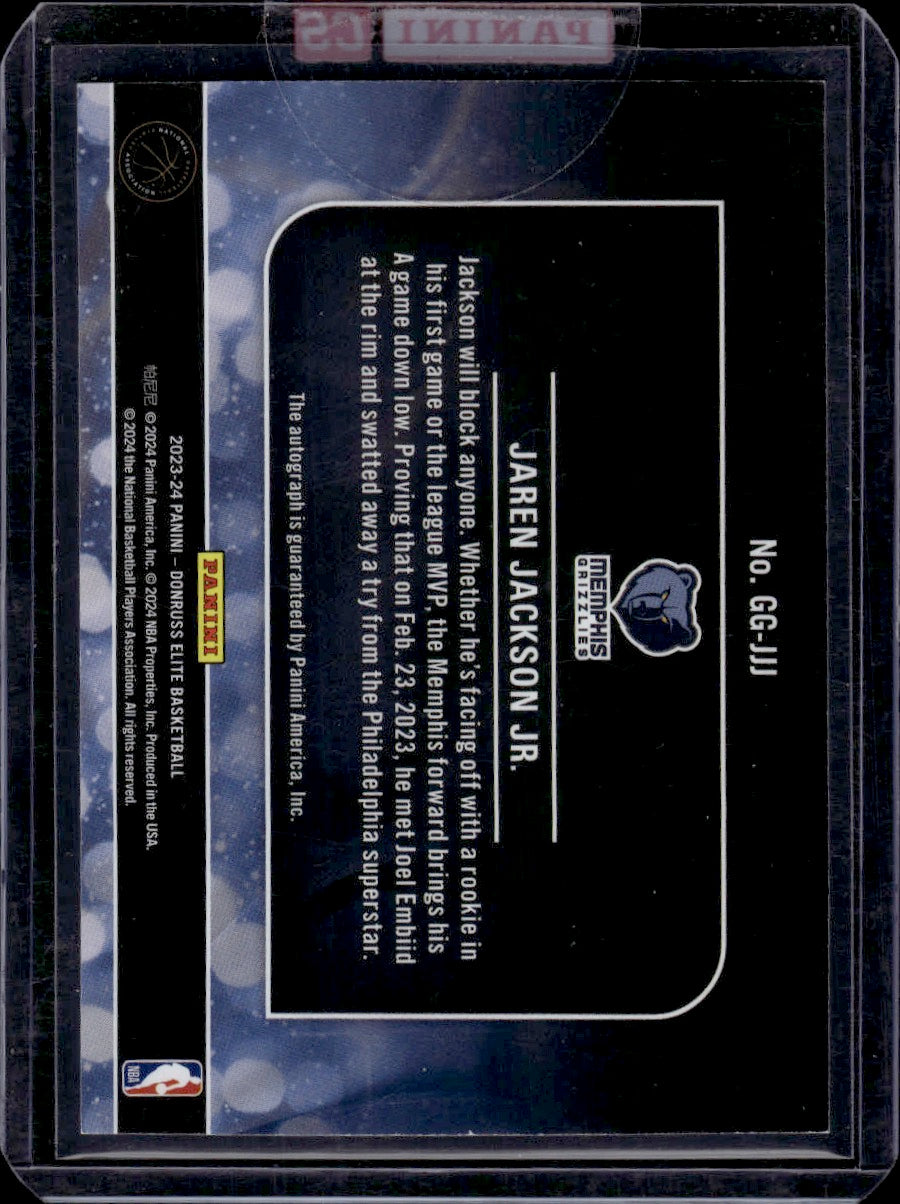2024 Panini Donruss Elite Genregraphs Jaren Jackson Jr. Auto Sealed