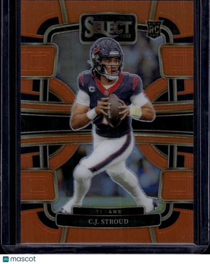 2024 Panini Select Concourse Prizm C.J. Stroud Orange /49 RC