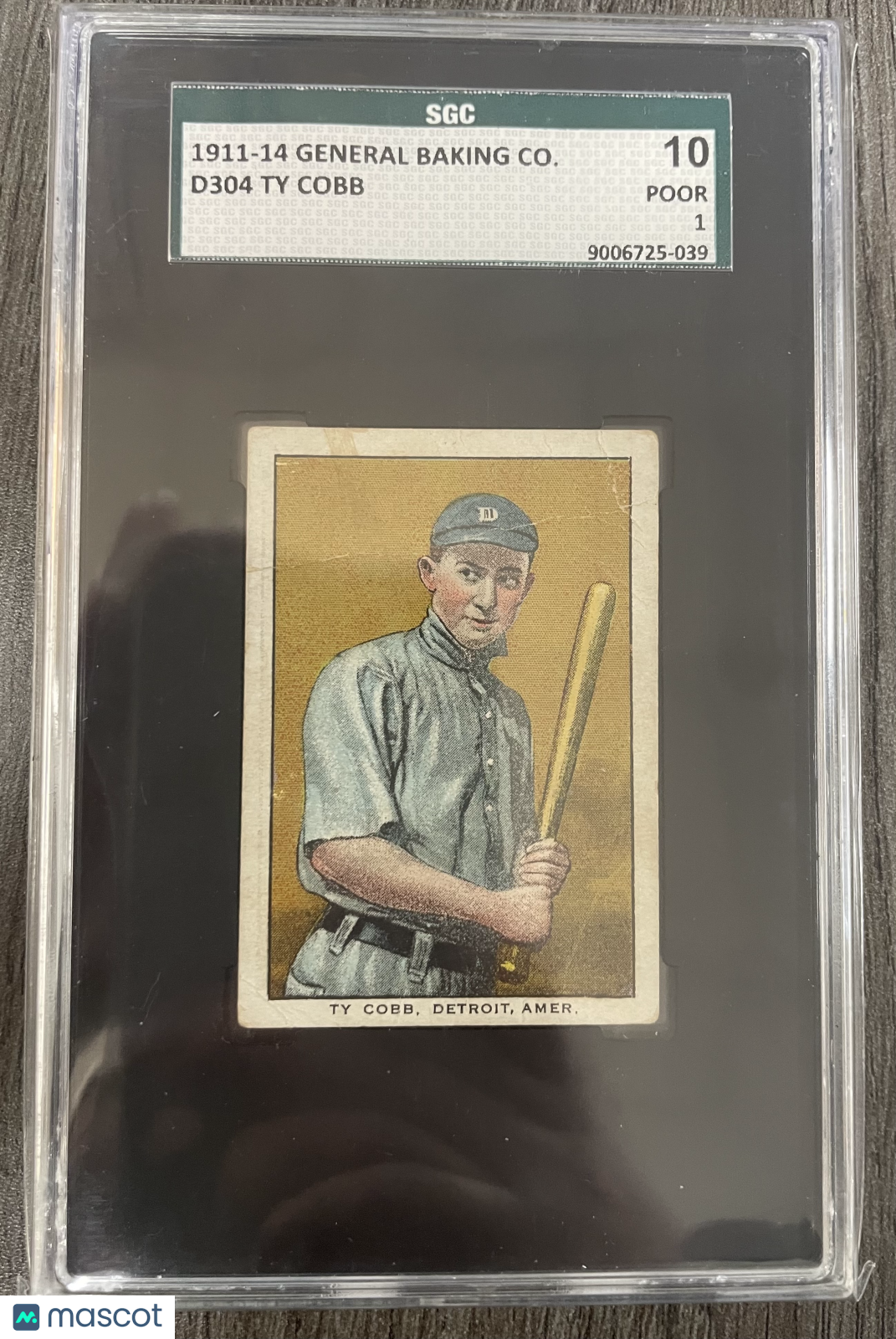 1911 General Baking Co. (D304) Ty Cobb SGC 1