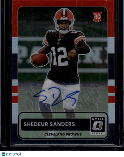 2025 Panini Donruss Optic Shedeur Sanders RC Auto