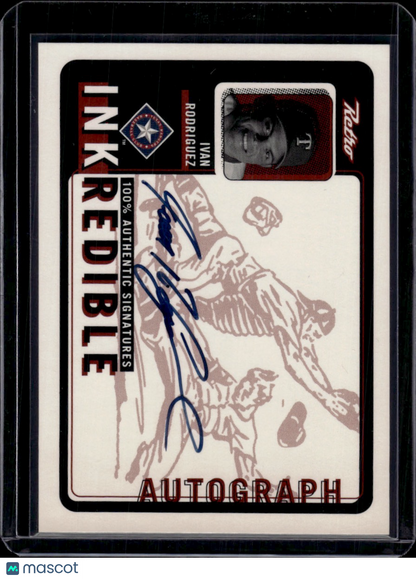 1999 Upper Deck Retro Inkredible Ivan Rodriguez