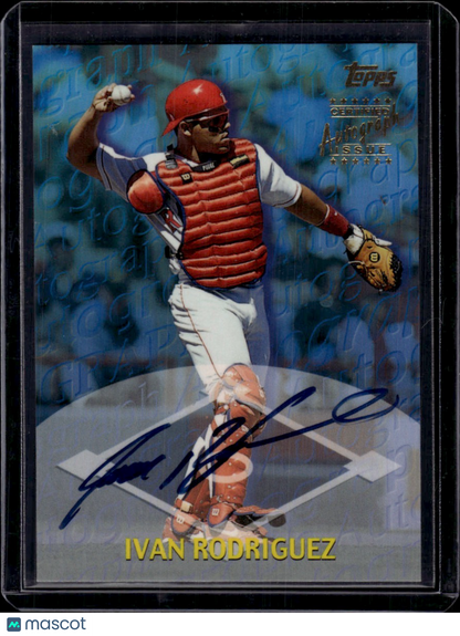 1999 Topps Certified Autograph Issue Ivan Rodriguez