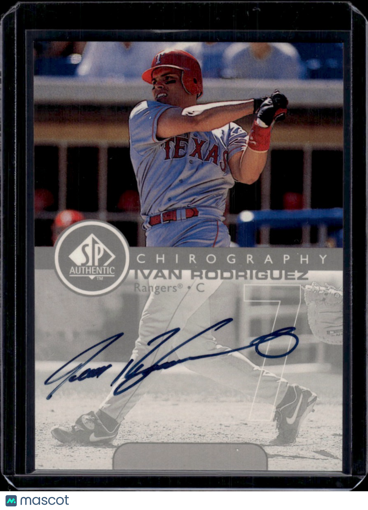 1999 Upper Deck SP Authentic Chirography Ivan Rodriguez Authentic Signature