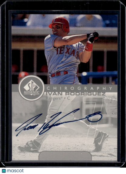 1999 Upper Deck SP Authentic Chirography Ivan Rodriguez Authentic Signature