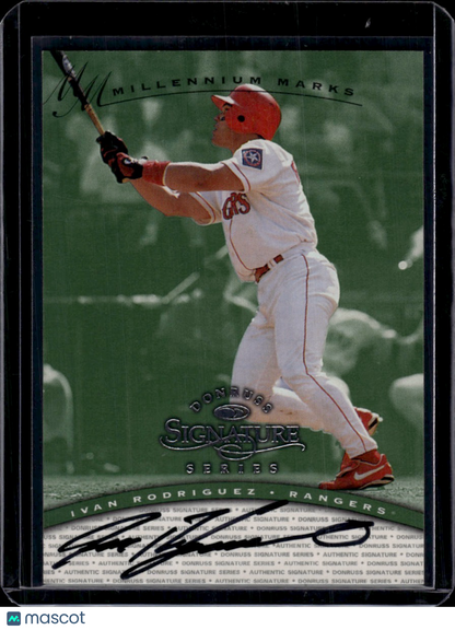 1997 Donruss Signature Series Millennium Marks Ivan Rodriguez