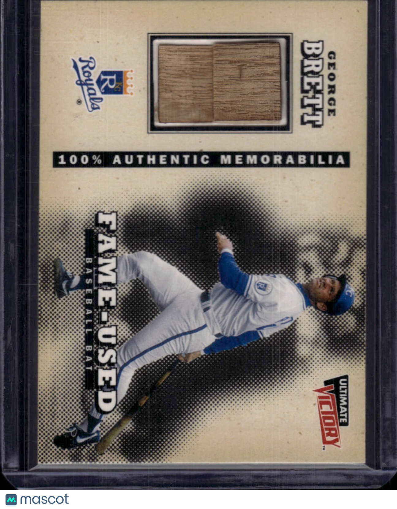 1999 Upper Deck Ultimate Victory Game Used Bat George Brett Game Used Bat
