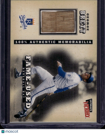 1999 Upper Deck Ultimate Victory Game Used Bat George Brett Game Used Bat