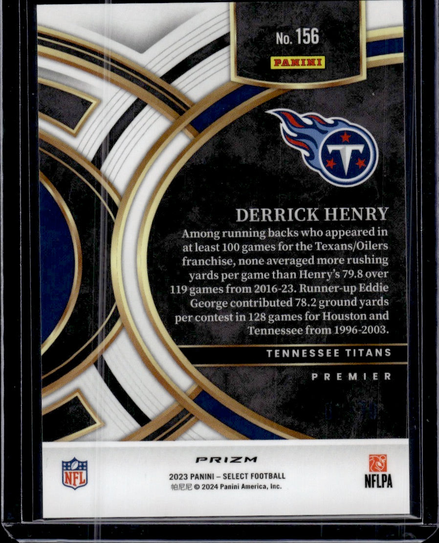 2024 Panini Select Prizm Derrick Henry Dragon Scale 1/70
