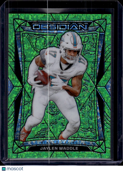 2025 Panini Obsidian Jaylen Waddle Green Contra 1/6