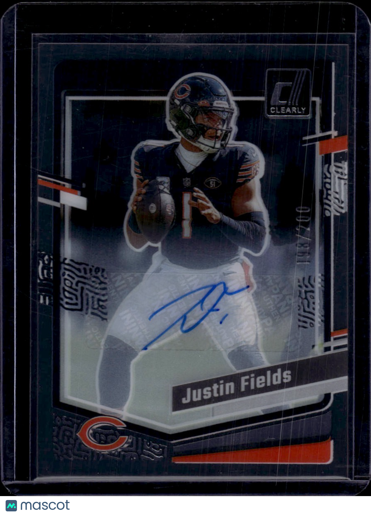 2024 Panini Clearly Donruss Justin Fields /200 Auto