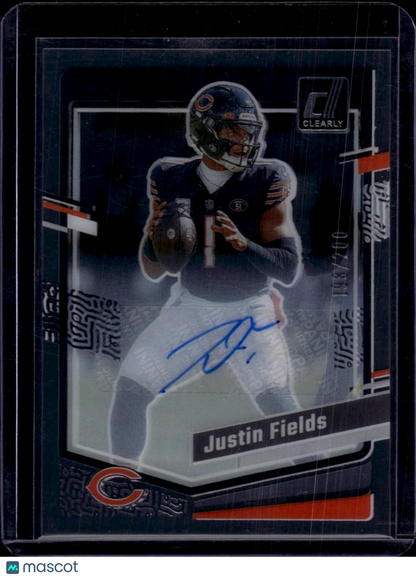 2024 Panini Clearly Donruss Justin Fields /200 Auto