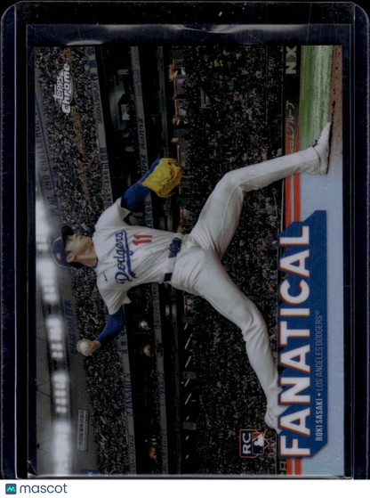 2025 Topps Chrome Fanatical Roki Sasaki RC