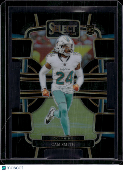 2024 Panini Select Football Concourse Cam Smith Black Die Cut 1/1 RC