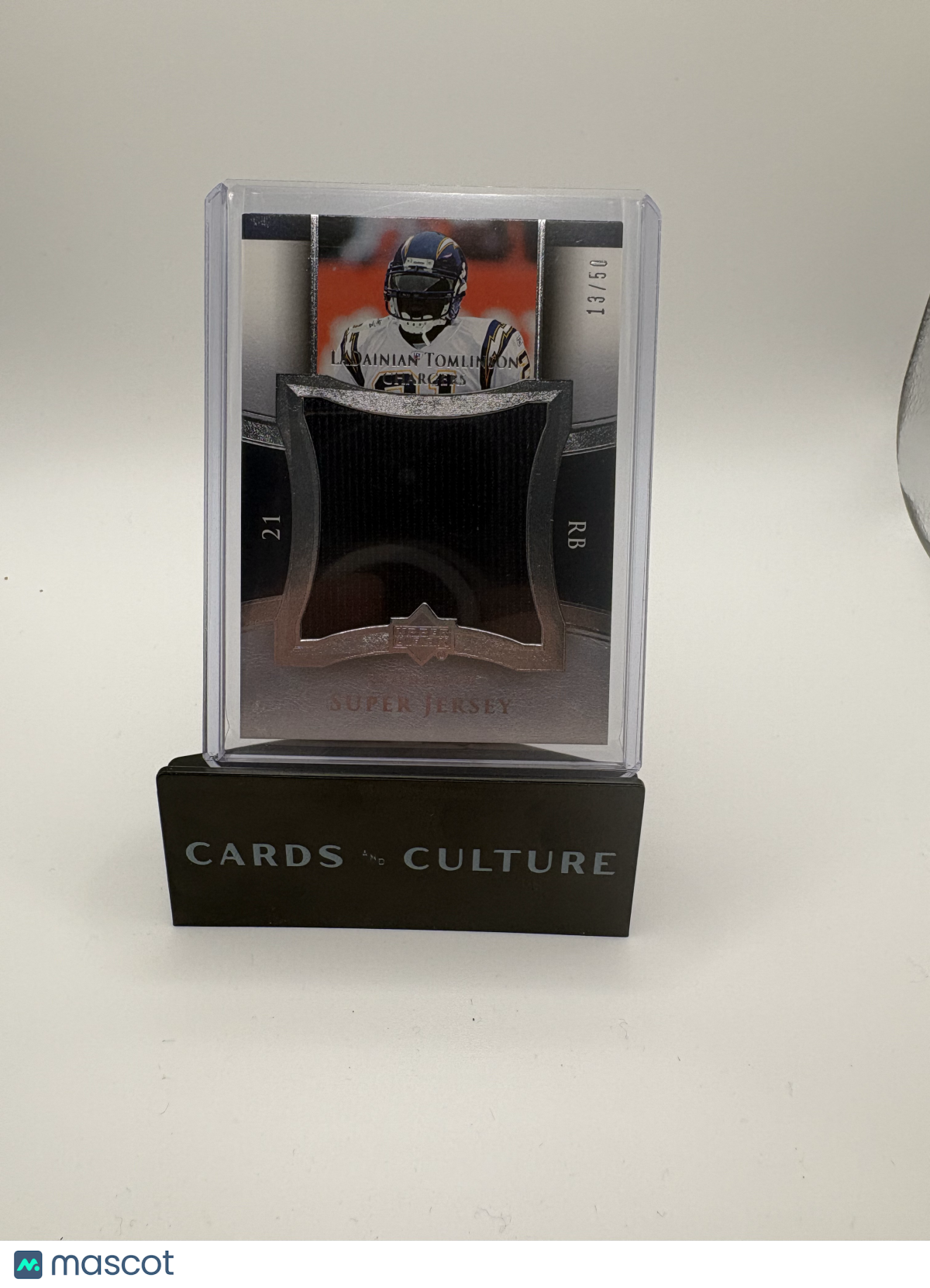 2005 Upper Deck Exquisite Collection Super Jersey LaDainian Tomlinson /50