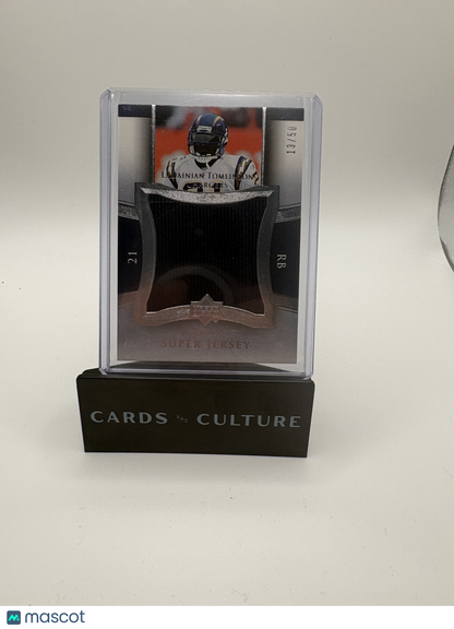 2005 Upper Deck Exquisite Collection Super Jersey LaDainian Tomlinson /50