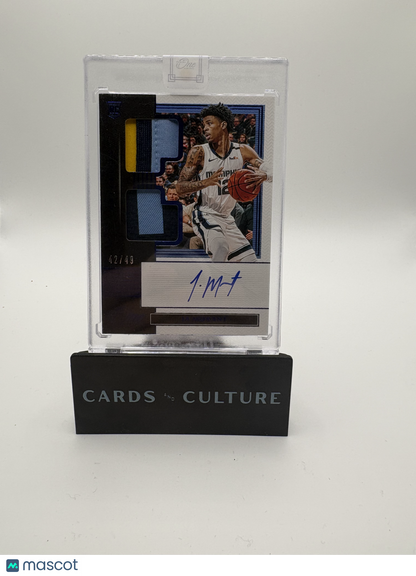 2019 Panini One and One Basketball Ja Morant RPA /49 SEALED
