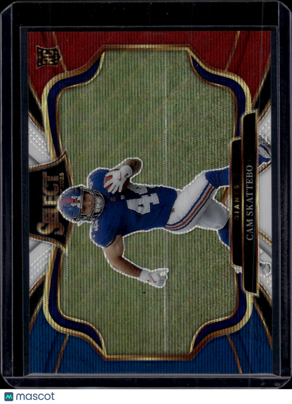 2025 Panini Select Prizm Cam Skattebo Tri Color Field Level 09/99 RC
