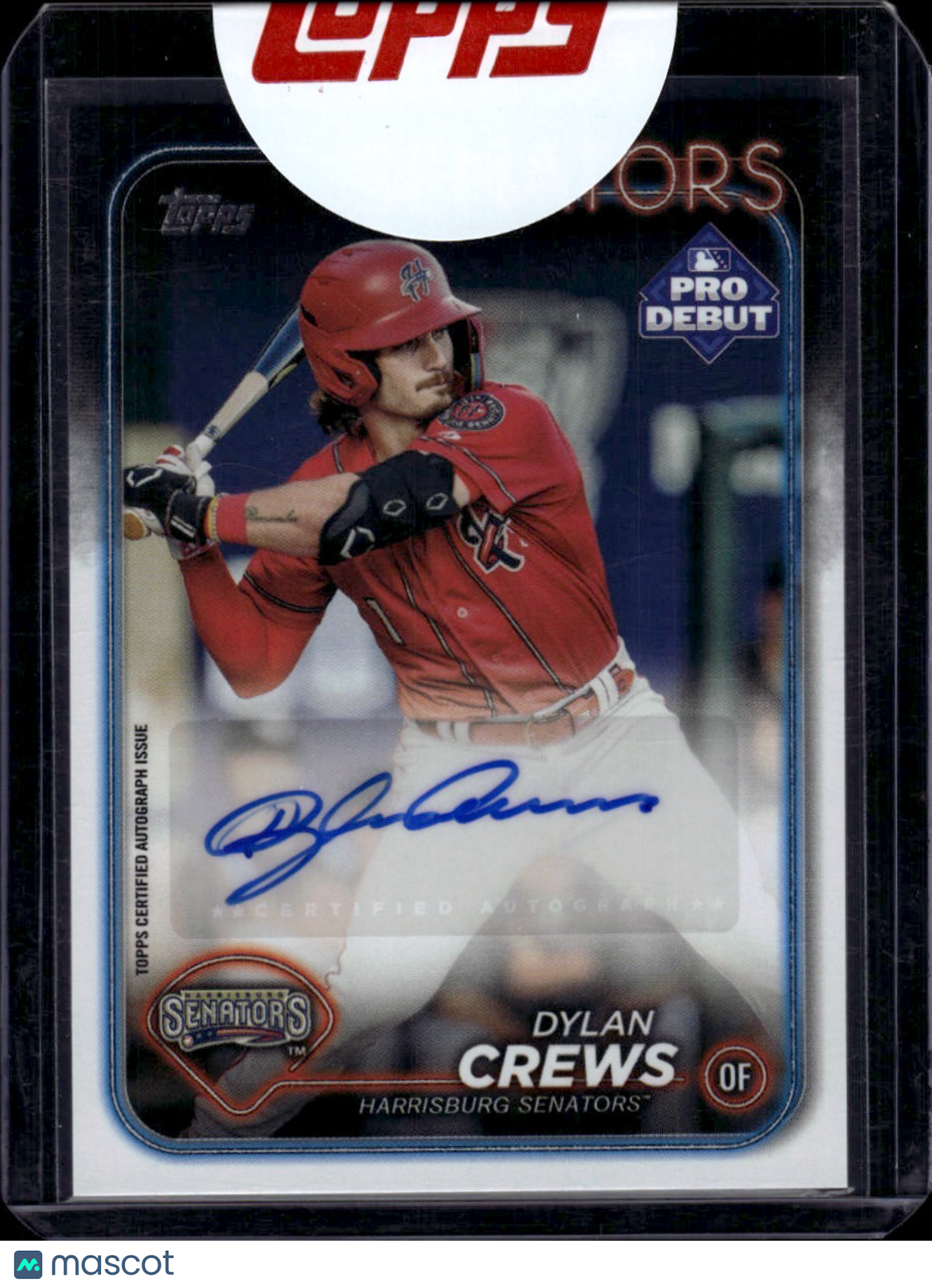 2024 Topps Pro Debut Dylan Crews Auto Sealed