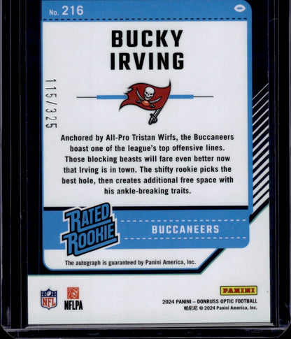 2024 Panini Donruss Optic Bucky Irving