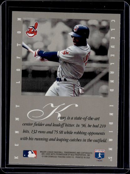 1996 Leaf Signature Series Kenny Lofton