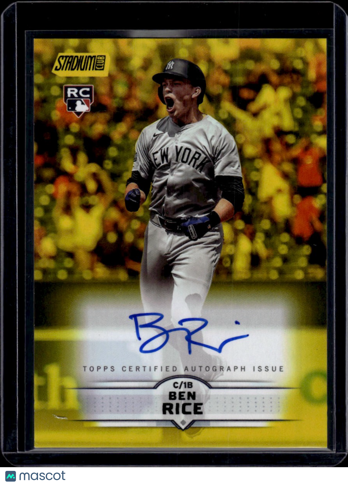 2025 Topps Stadium Club Ben Rice RC