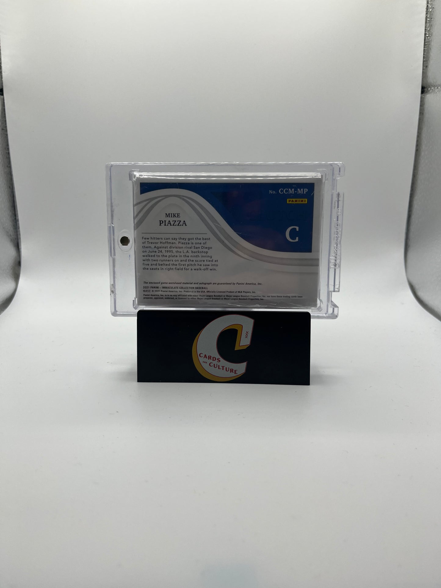 2022 Panini Immaculate Collection Clutch Mike Piazza 04/10 Patch Memorabilia