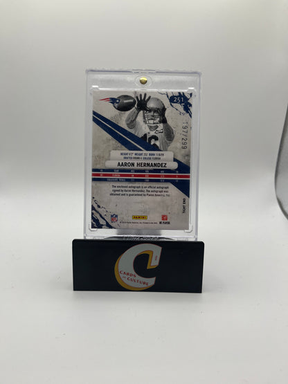 2010 Panini Rookies & Stars Aaron Hernandez RPA /299