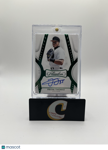 2025 Panini Flawless Frank Thomas Emerald /5 On Card Auto