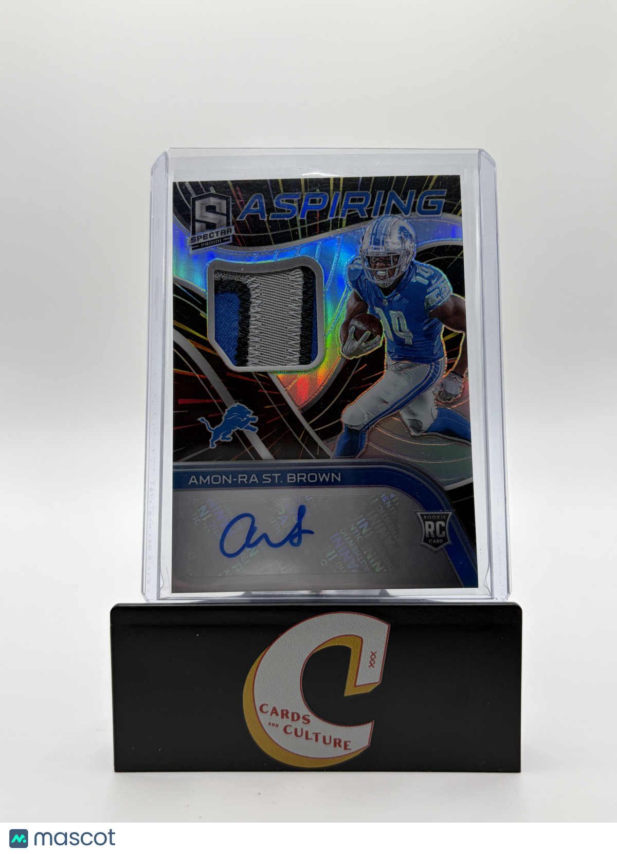 2021 Panini Spectra Prizm Aspiring Amon-Ra St. Brown RPA /60