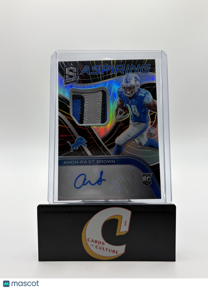 2021 Panini Spectra Prizm Aspiring Amon-Ra St. Brown RPA /60