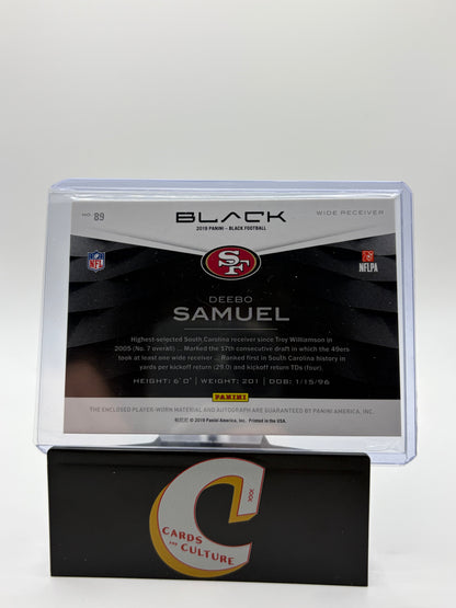 2019 Panini Black Deebo Samuel RPA /75