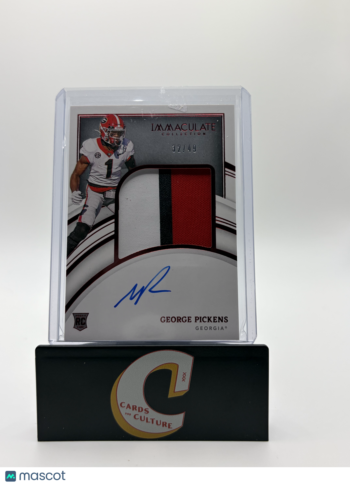 2022 Panini Immaculate Collection Collegiate George Pickens RPA /49