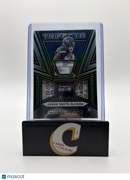 2024 Panini Obsidian Trifecta Jaxon Smith-Njigba RC Triple Relic/25