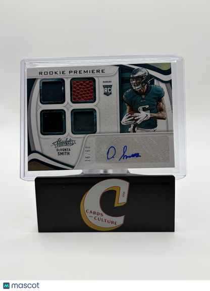 2021 Panini Absolute Football Rookie Premiere DeVonta Smith RPA /60