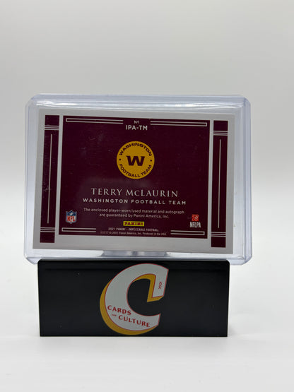 2021 Panini Impeccable Terry McLaurin 07/75 Patch Auto