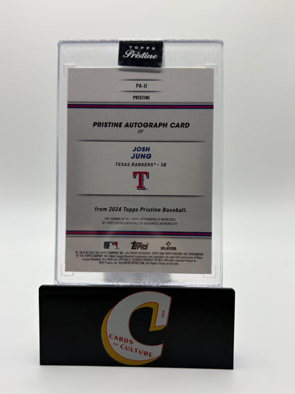 2024 Topps Pristine Baseball Josh Jung Gold Auto /50